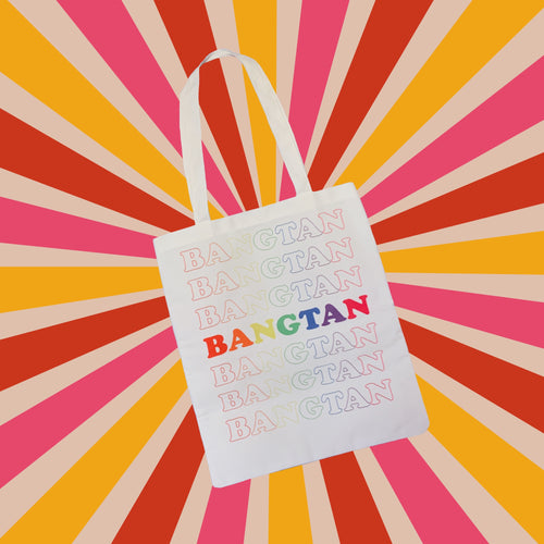 Rainbow Bangtan Tote 💜 BTS Tote Bag