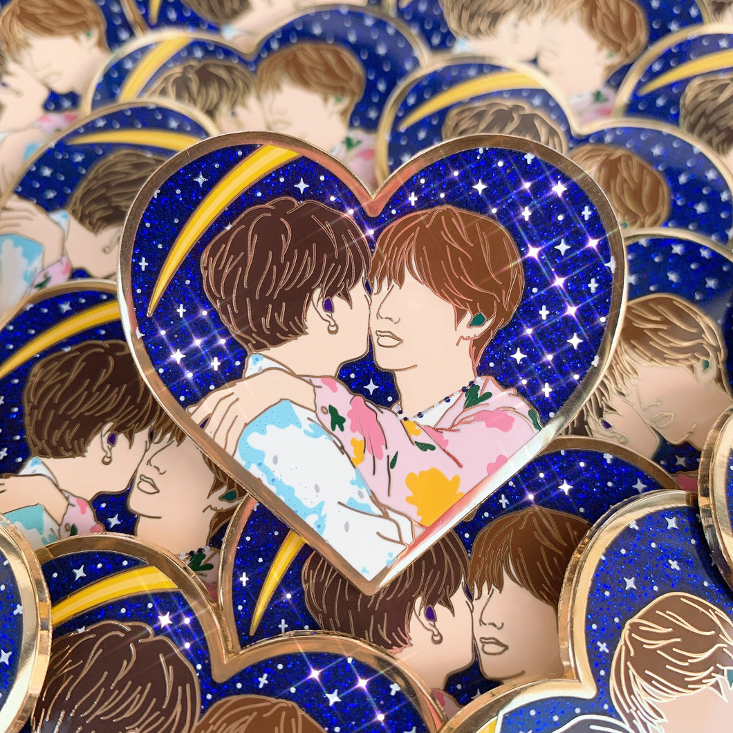 Taekook in the Stars 💜 BTS Enamel Pin